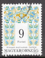 Hungary 1995  Single Stamp Celebrating  Folklore Motives In Fine Used - Used Stamps