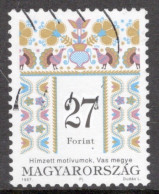 Hungary 1997  Single Stamp Celebrating  Folklore Motives In Fine Used - Usati