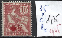 PORT SAÏD 35 * Côte 1.75 € - Unused Stamps