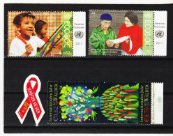 IMO251  VEREINTE NATIONEN UNO WIEN 2011 MICHL  729/31 + 736/37 ** Postfrisch SIEHE ABBILDUNG - Unused Stamps