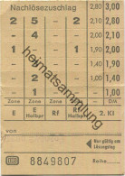 Deutschland - Nachlösezuschlag - Deutsche Bahn - Europa