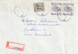 1975, Registered Letter Wijnegem - Cartas & Documentos