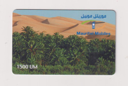 MAURITANIA -  Oasis And Sand Dunes Remote  Phonecard - Mauritanië