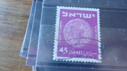 ISRAEL YVERT N° 41 C - Used Stamps (without Tabs)