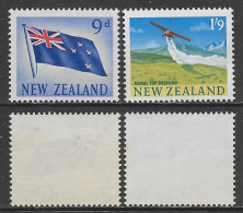 New Zealand 1960 Local Motifs 2val Mi N.401,406 MNH ** - Neufs