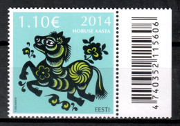 Estonia 2014 / Chinese Lunar Year Of The Horse MNH Año Chino Lunar Caballo / Ih65  7-33 - Chinese New Year