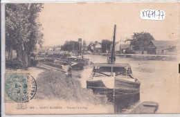 SAINT-MAMMES- VUE SUR LE LOING- LES BATEAUX A QUAI - Saint Mammes