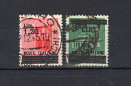 1945 LUOGOTENENZA SET USATO 524/525 - Used