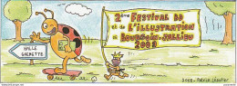 Marque Page Festival BD De BOURGOIN JAILLEU En 2008 Par LAUTIER - Bladwijzers