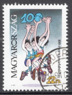 Hungary 1991 Single Stamp Celebrating The 100th Anniversary Of Basketball In Fine Used - Oblitérés