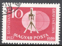 Hungary 1959 Single Stamp Celebrating International Geophysical Year In Fine Used - Used Stamps