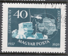 Hungary 1959 Single Stamp Celebrating International Geophysical Year In Fine Used - Gebraucht