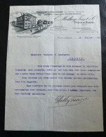 70119 -  Lettre Illustrée Fabrique D'Horlogerie E. Matthey-Tissot Ponts-de-Martel 13.07.1910 Pour Vacheron & Constantin - Suisse