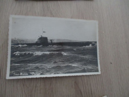 Carte Photo Combier Sous-marin Orphée - Unterseeboote