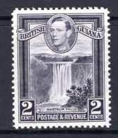 British Guiana 1938-52 KGVI Pictorials - 2c Kaieteur Falls - P.12½ HM (SG 309) - Britisch-Guayana (...-1966)