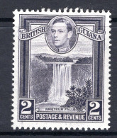 British Guiana 1938-52 KGVI Pictorials - 2c Kaieteur Falls - P.13 X 14 HM (SG 309a) - Britisch-Guayana (...-1966)