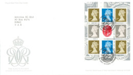 GREAT BRITAIN - 2010, FDC OF MINIATURE SHEET OF THE KING'S STAMPS, LONDON 2010 FESTIVAL OF STAMPS. - Lettres & Documents