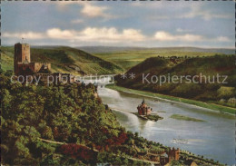 72258108 Kaub Burg Gutenfels Und Die Pfalz Kaub - Kaub