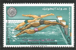 556 Kuwait Natation Swimming Schwimmen Arab Games Jeux Arabes MNH ** Neuf SC (KUW-27b) - Natation
