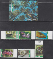 2010 Cuba Flora & Fauna Flowers Insects Snakes Trees Complete Set Of 6 +souvenir Sheet   MNH - Ongebruikt