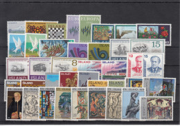 Iceland 1972-1974 - Full Years MNH ** - Años Completos