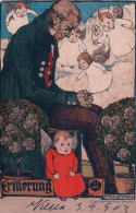 Ferdinand Spiegel Ilustrateur, Erinerrung, Angelots, Litho (3305) - Spiegel, Ferdinand