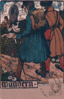 Ferdinand Spiegel Ilustrateur, Wandern, Litho (3311) Pli D'angle - Spiegel, Ferdinand