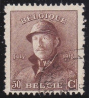 Belgie  .   OBP    .    174     .     O        .   Gestempeld   .   /    .   Oblitéré - 1919-1920 Roi Casqué