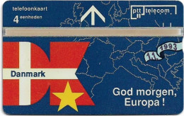 Netherlands - KPN - L&G - R040-09 - Denmark, God Morgen Europa! - 303L - 03.1993, 4Units, 5.000ex, Mint - Privé