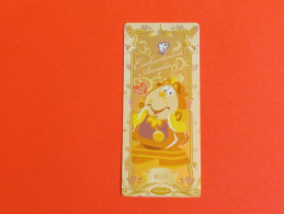 1 Trading Card Officielle 56 X 128 Mm Neuve Sortie Des Booster Carte Disney Princesse Sr N° 28 Belle Et La Bete Big Ben - Disney