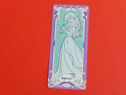 1 Trading Card Officielle 56 X 128 Mm Neuve Sortie Des Booster Carte Disney Princesse R N° 64 Ariel Petite Sirene - Disney