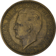 Monnaie, Monaco, Rainier III, 50 Francs, Cinquante, 1950, TTB, Bronze-Aluminium - 1949-1956 Alte Francs