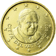 Cité Du Vatican, 10 Euro Cent, 2007, BU, SPL, Laiton, KM:378 - Vaticaanstad