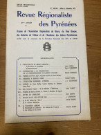 Revue Régionaliste Pyrénées 1974 203 PAMIERS LESTELLE BéTHARRAM BILLIèRE POYANNE - Midi-Pyrénées