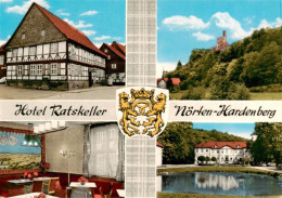 73883821 Hardenberg Noerten Hotel Ratskeller Restaurant Teich Burgruine  - Nörten-Hardenberg