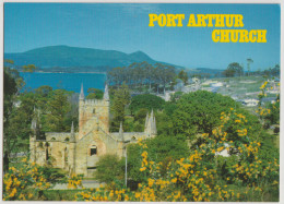 Australia TASMANIA TAS Prison Convict Church Ruins PORT ARTHUR Colour Tech DS272 C1970s Postcard 2 - Port Arthur