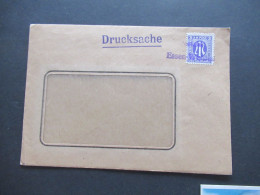 1945 / 46 Bizone Am Post Nr.1 EF Violetter Notstempel L2 Postamt Essen - Werden / Laupendahler Landstraße 47 - Cartas & Documentos