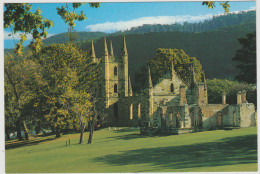 Australia TASMANIA TAS Convict Church PORT ARTHUR 22c Prepaid Aus Post Postcard 1981 - Port Arthur