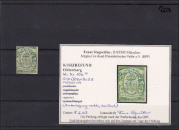 Oldenburg, MiNr. 10b, Gestempel, Siehe  Befund BPP - Oldenbourg