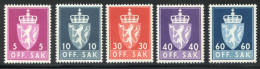 REF 002 > NORVEGE < Service N° 67-68-72-75-80 * * Neuf Luxe - MNH * * - Sammlungen