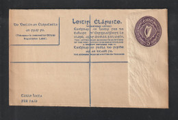 IRLANDE - EIRE - 1930/40 -  Entier Postal Neuf - Enveloppe Cartonnée  - 3 Scan - Postal Stationery