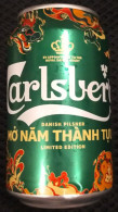 Viet Nam Vietnam Carlsberg 330ml Empty : NEW YEAR 2024 - The Can Is Opened By 2 Holes - Blikken