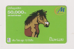 LAOS -  Year Of The Horse Remote  Phonecard - Laos