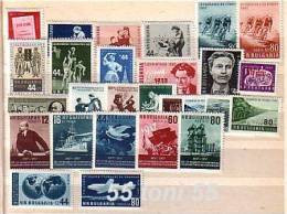 1957 Compl.-MNH** Yv.Nr-883/908+P.A.73 BULGARIA / Bulgarie - Années Complètes