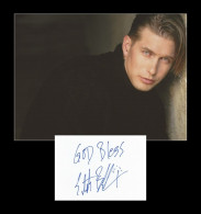 Stephen Baldwin - American Actor - Signed Card + Photo - Cannes 2010 - COA - Acteurs & Toneelspelers