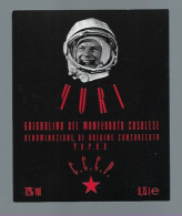 Etiquette Vin  Grignolino  YURI  Gargarine CCCP" Astronaute" - Red Wines