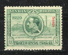 Tanger - 1929 Expo Sevilla-Bcn 10 Cts Ed 38 (**) - Spanish Morocco