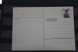 Berlin 1974; Ganzsache Unfallverhütung Postkarte Mit Antwortkarte   P 96; Ungebraucht - Cartes Postales - Neuves