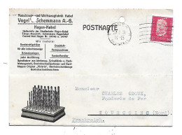 Perf. Allemagne V&S Sur 405(Y&T) - Carte Lettre 1931 - Storia Postale