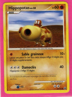 Carte Pokemon 2008 Diamant Et Perle Aube Majestueuse 66/100 Hippopotas 60pv Bon Etat - Diamond & Pearl 